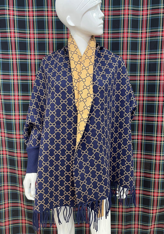 Capelette (navy/gold)